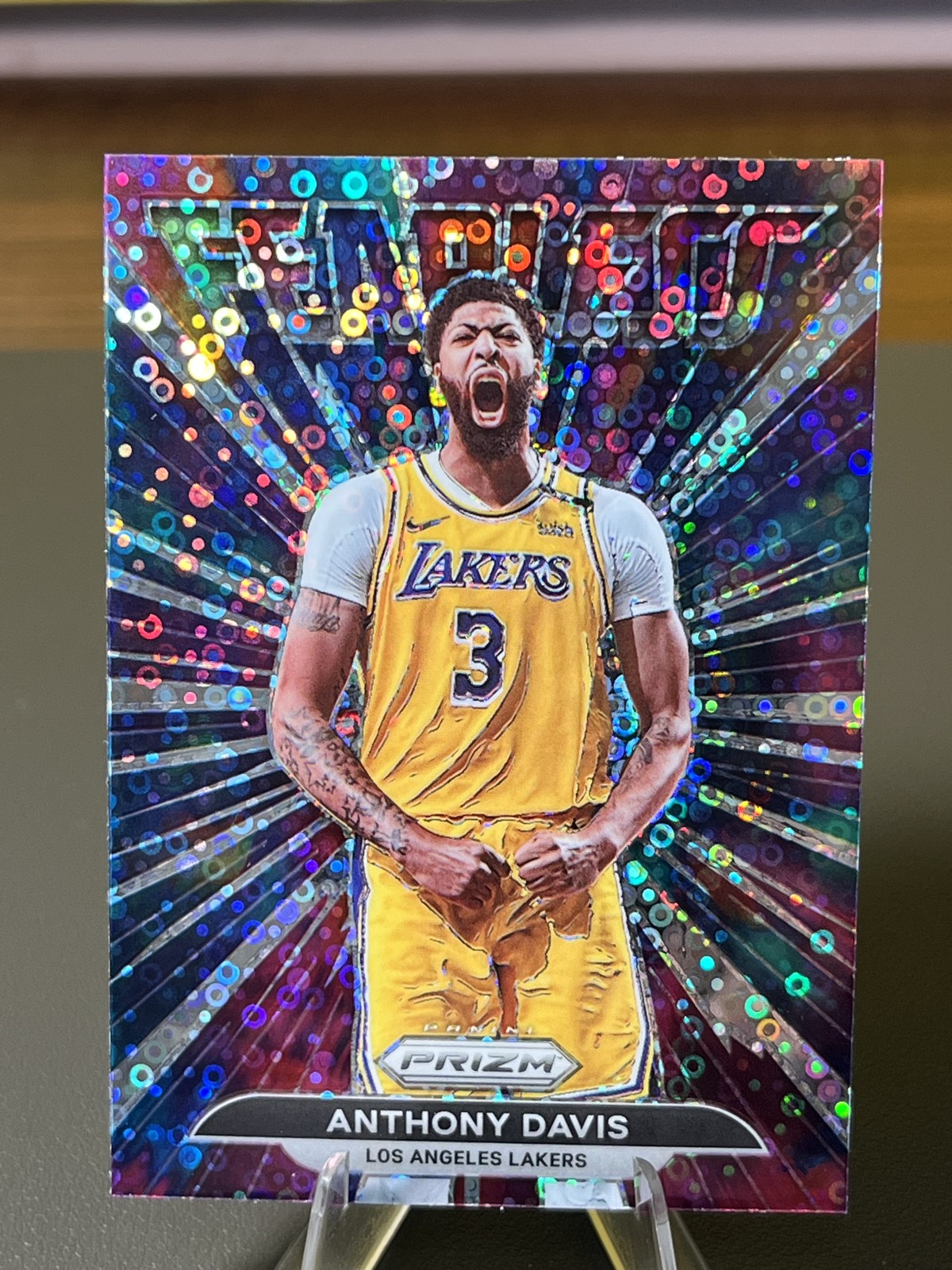 2021-22 Panini Prizm - Fearless Anthony Davis #4 Fast Break Prizm