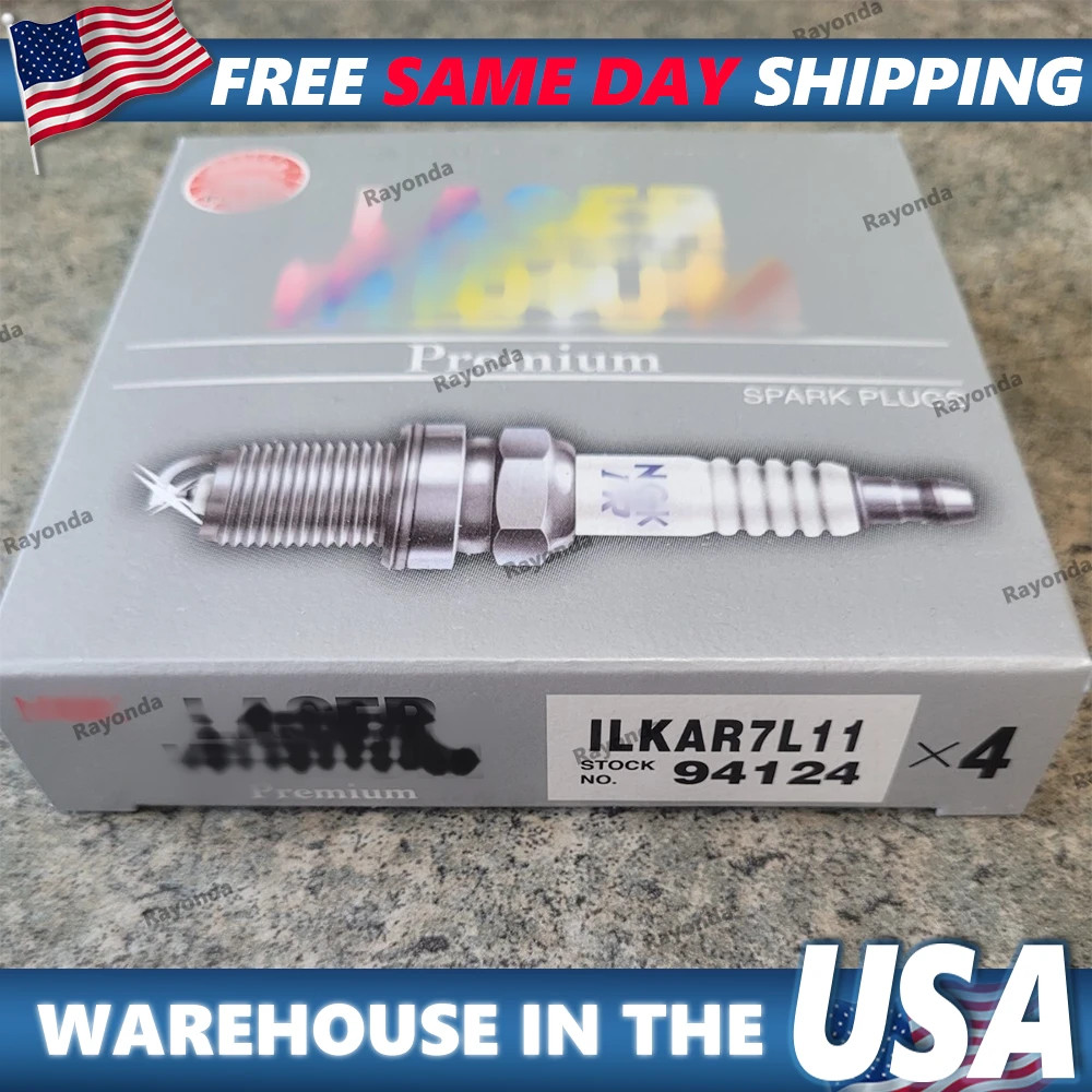 4 NEW Spark Plug-Laser Iridium NGK 94124 FAST FREE SHIPPING MAZDA