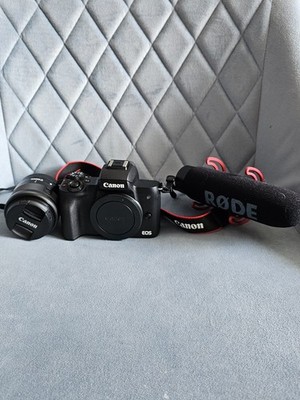 Canon EOS M50 Spiegellose Digitalkamera Konvolut Objektiv Rode Mikrofon