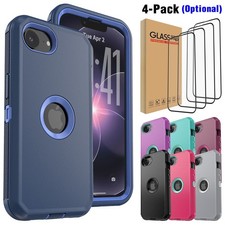 For iPhone 17e Case Heavy Duty Shockproof Rugged Phone Cover / Screen Protector