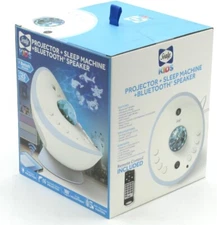 Sealy Kids Sleep Machine - Projector + Sound Machine w/ Bluetooth Speaker