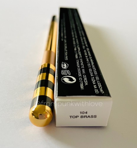 Marc Jacobs Eyeliner Highliner Gel Eye Crayon TOP BRASS 104 Discontinued* NEW - Picture 3 of 5