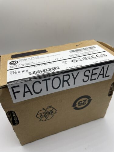 New Sealed Allen-Bradley 1769-IF8 Ser A CompactLogix 8 Pt Analog Input Module - Picture 2 of 3