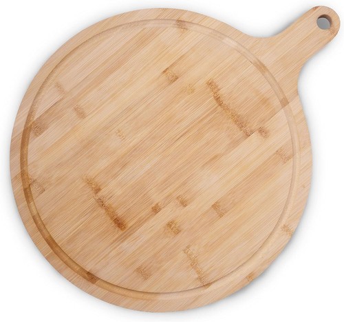 RUBBERNECK Bambus Pizzateller 40x30 cm umweltfreundlich langlebig Größe S