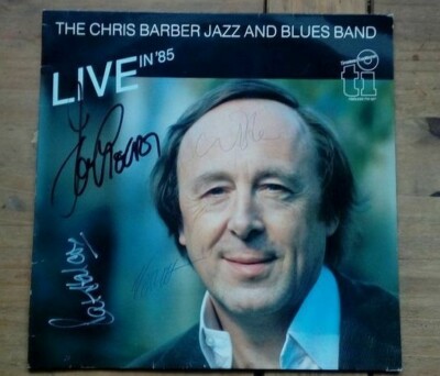 The Chris Barber Jazz And Blues Band   Live In '85  Autographed Timeless TTD 527