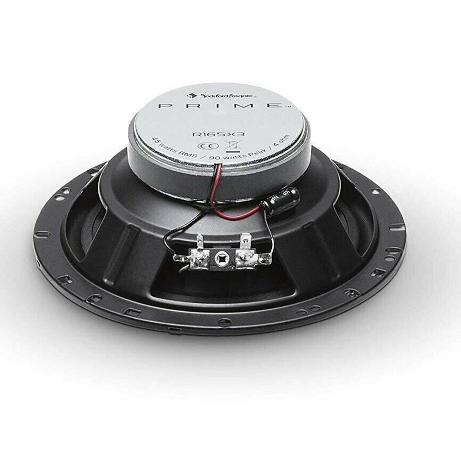 Rockford Fosgate R165X3 Prime 6.5" 3-Way Full-Range Car Audio Speaker 