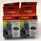Canon Bci-21 Color Ink Cartridge -Lot Of 5 Pieces -Reduced! (B-2-4-2-1)