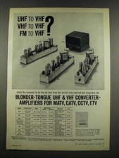 1962 Blonder-Tongue UHF & VHF Converter-Amplifiers Ad - MUC, UC-2, MVC, MLC