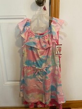 BRAND NEW GIRLS SIZE 7-8 2 PACK ZUNIE GIRL ROMPERS