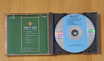 Depeche Mode Love in itself and Live Tracks Germany Blue stripe Repress 1996
