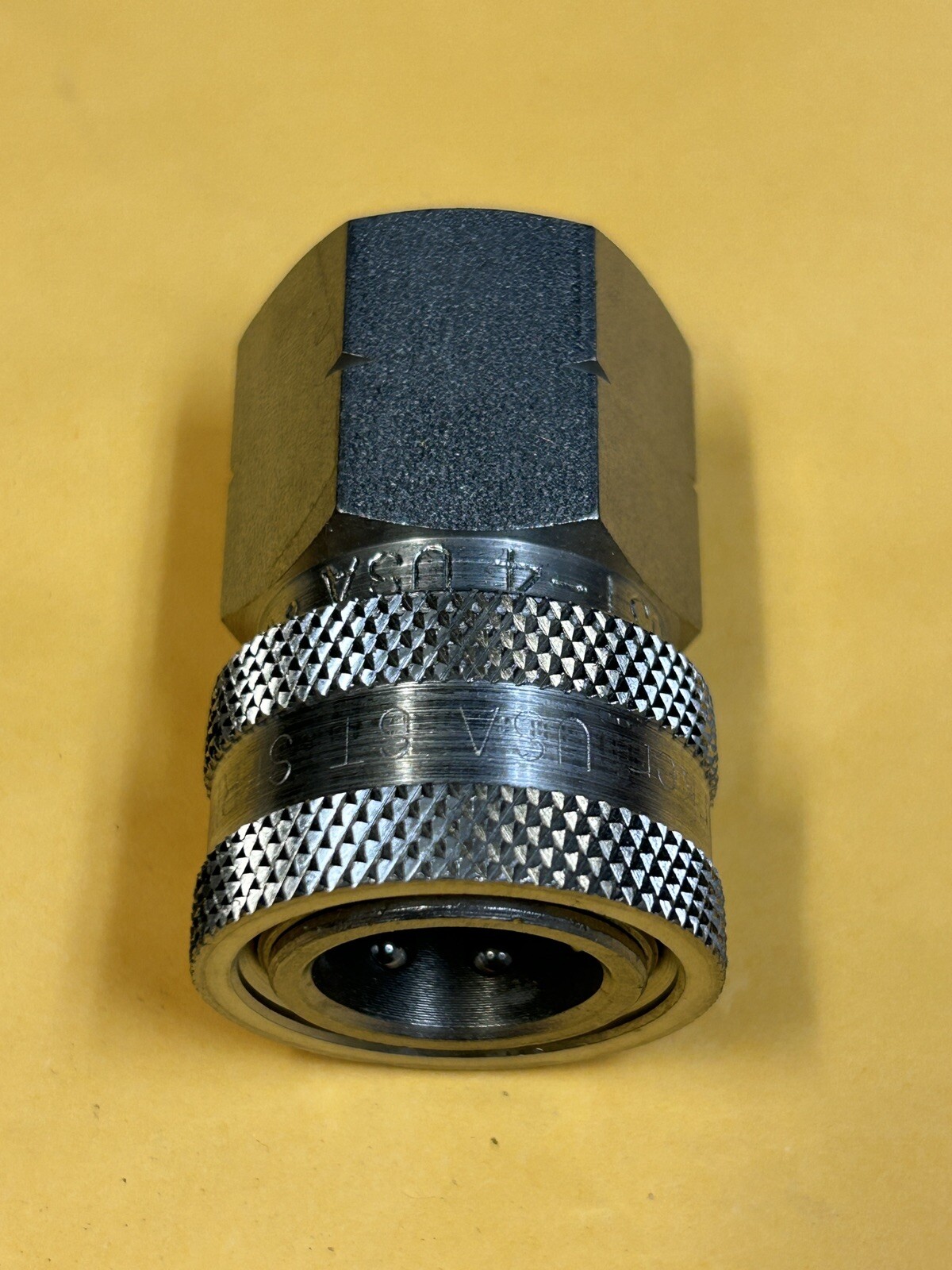Parker Sst-4 Hydraulic Quick Connect Hose Coupling, 303 Stainless Steel Body,
