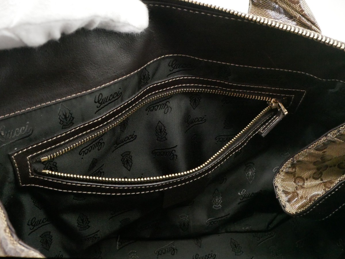 GUCCI Hysteria GG Crystal Handbag 197020 GG Canvas Coated Canvas
