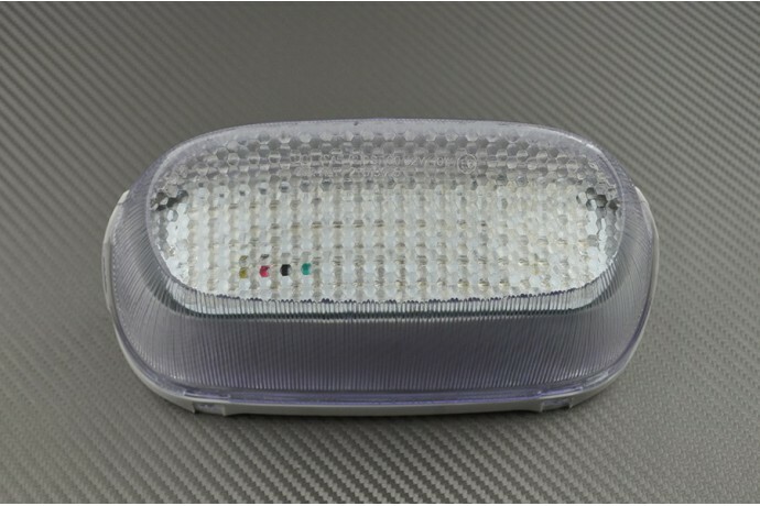 Feu stop LED Kawasaki ZZR1100 clignotant transparent pour moto de route ZXT10D