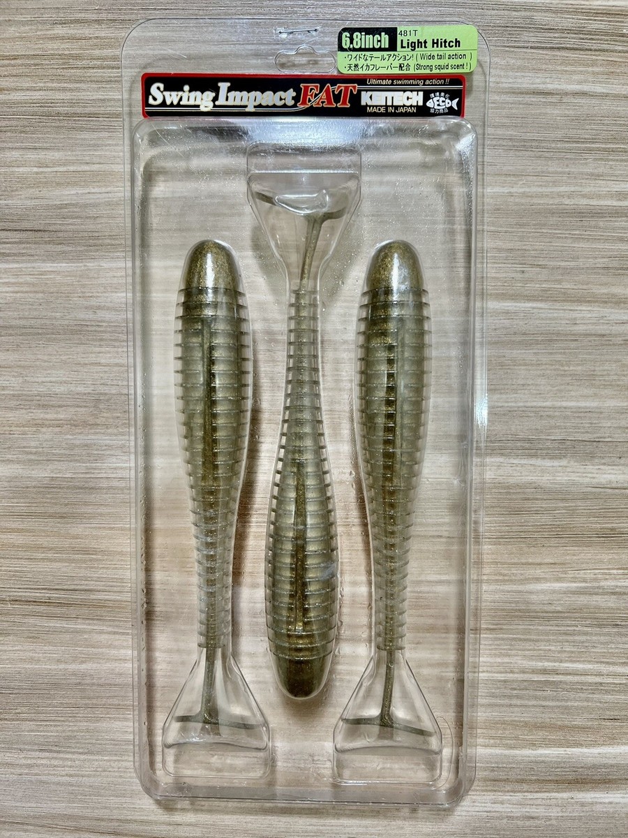 Keitech Swing Impact Fat Paddle Tail Swimbaits, Bass Fishing, Free