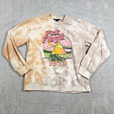 Pink Floyd Sweatshirt 1973 The Dark Side Of The Moon Tie Dye 2 Tone Sz Large L