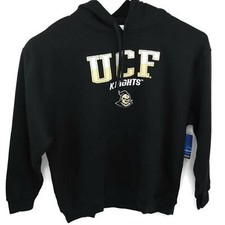 UCF Knights Champion Authentic Mens Hoodie Black Front Pockets Pullover 2XL New