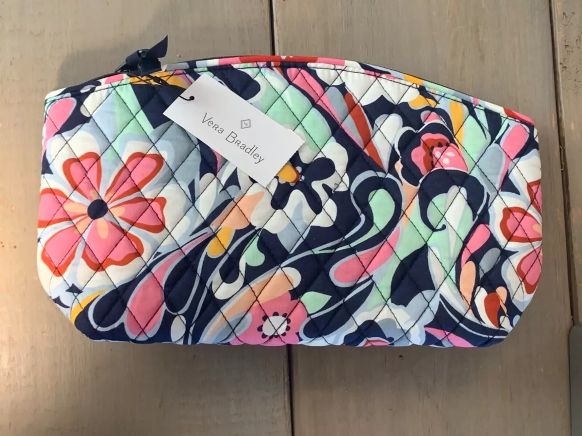 Vera bradley deals grand cosmetic bag