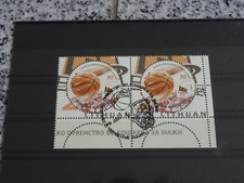 Mazedonien Mi.-Nr. 601 Basketball-EM im Paar gestempelt