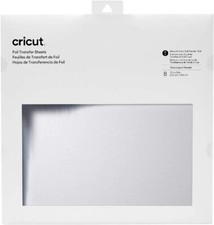 Image of Cricut Foil Transfer Sheets - SILVER - 8x 30.5cm x 30.5cm Sheets - FREE UK P&P