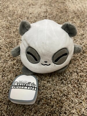 TeeTurtle The Original Reversible Panda Plushie New