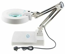 20X LED Desk Lamp Magnifier Reading Electronic Maintenance Inspection Light 220V