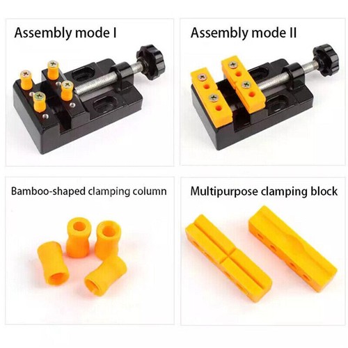 Mini - Flat Clamp Table Jaw Bench Clamp Drill Press Vice Opening Metal Forging - Picture 7 of 9