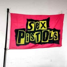 Punk Tapestry Sex Pistols Flag 90x150cm Wall Hanging Banner for Room Decor