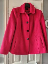 Ladies Coat Size 20 In Fushia Pink