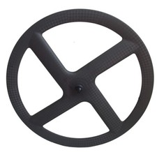 Ruote 700c 4 Raggi per Pista Strada TT Bicicletta Full Carbon Wheelset Larghezza 23mm