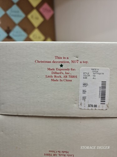 VTG Dillards Trimmings Handpainted Ornate Madonna & Child Figurine 19" Christmas - Picture 9 of 12