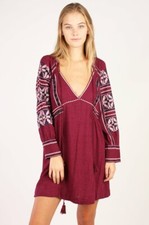 Free People All My Life Embroidered Bohemain Dress