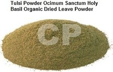 Tulsi Powder Tulasi Ocimum Sanctum Holy Basil Dried Leave Powder 50gm 1.7 OZ .