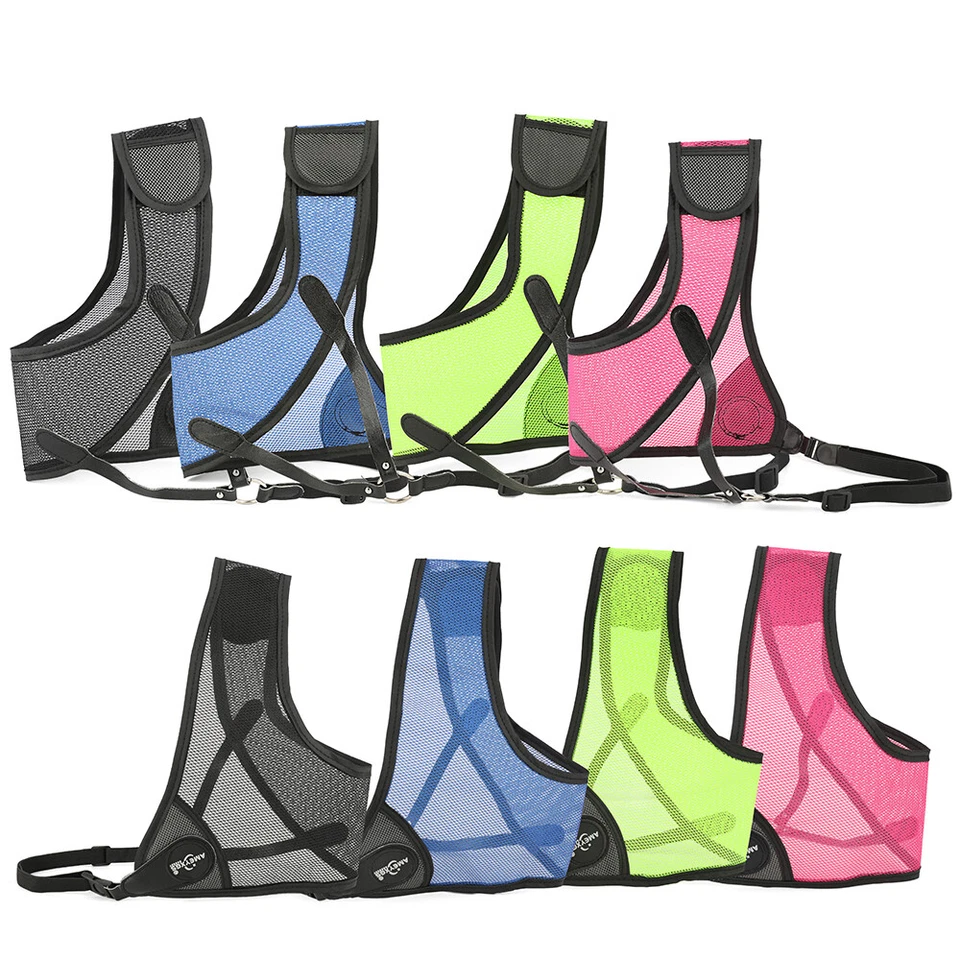 Archery Chest Guard Left Side Protect Gear Mesh Breathable Bow Hunt Target Shoot - Image 2 of 4