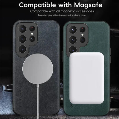 Ultra Thin PU Leather Case for Samsung Galaxy S25 S24 S23 S22 Ultra S21 Plus FE - Picture 16 of 28