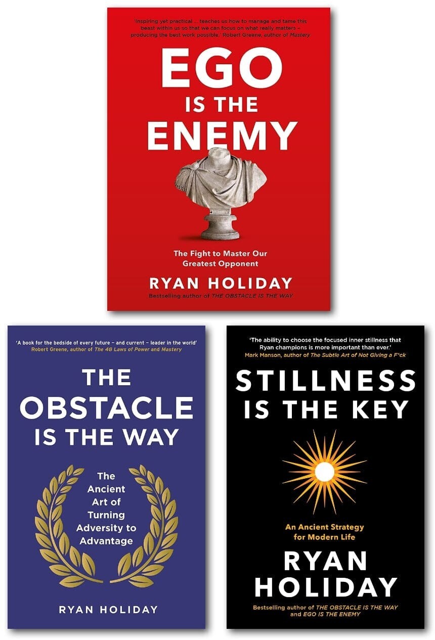 Ryan Holiday Collection 3 Books Set Ego is the Enemy, Obstacle,Stillness NEW - Image 4