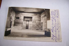 Rare Vintage Or Antique RPPC Real Photo Postcard A4 Tomb Of Perneb Metro Art