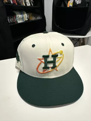 Houston Astros Chrome Dome Fitted Hat EXCLUSIVE “Star Logo” Grey UV Size 7 1/4