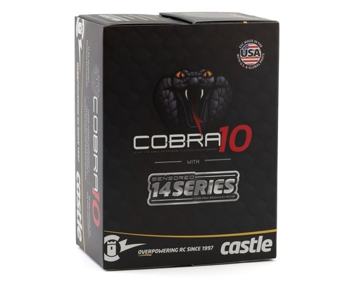 Castle Creations Cobra 10 6S 1/10 Brushless Combo con motore 1412 Sensorizzato (3200kV) - Foto 3 di 3