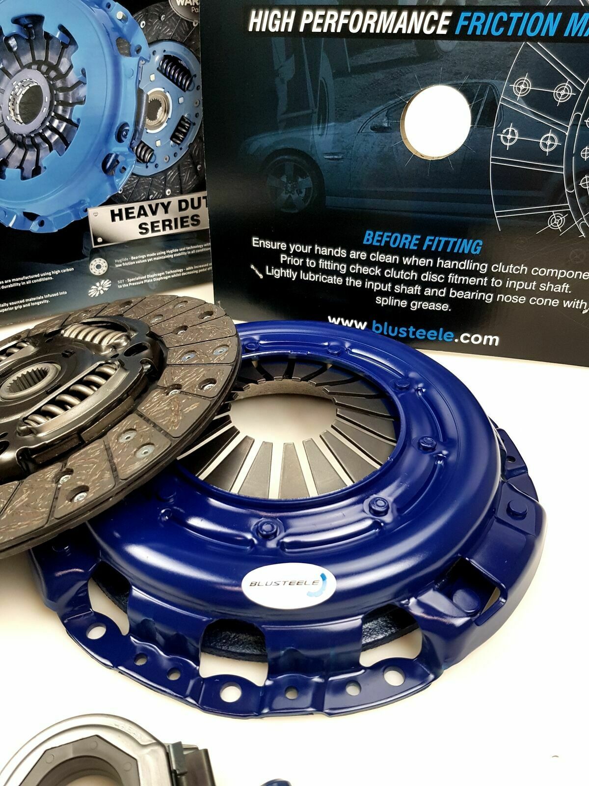 Blusteele HEAVY DUTY clutch kit for NISSAN Patrol GU Y61 TB45 TB45E 4