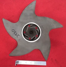 Impeller, for Durco Mk II, MkIII 3x1.5-13, Item AS103RV, P/N MY36649A D4, 316 SS