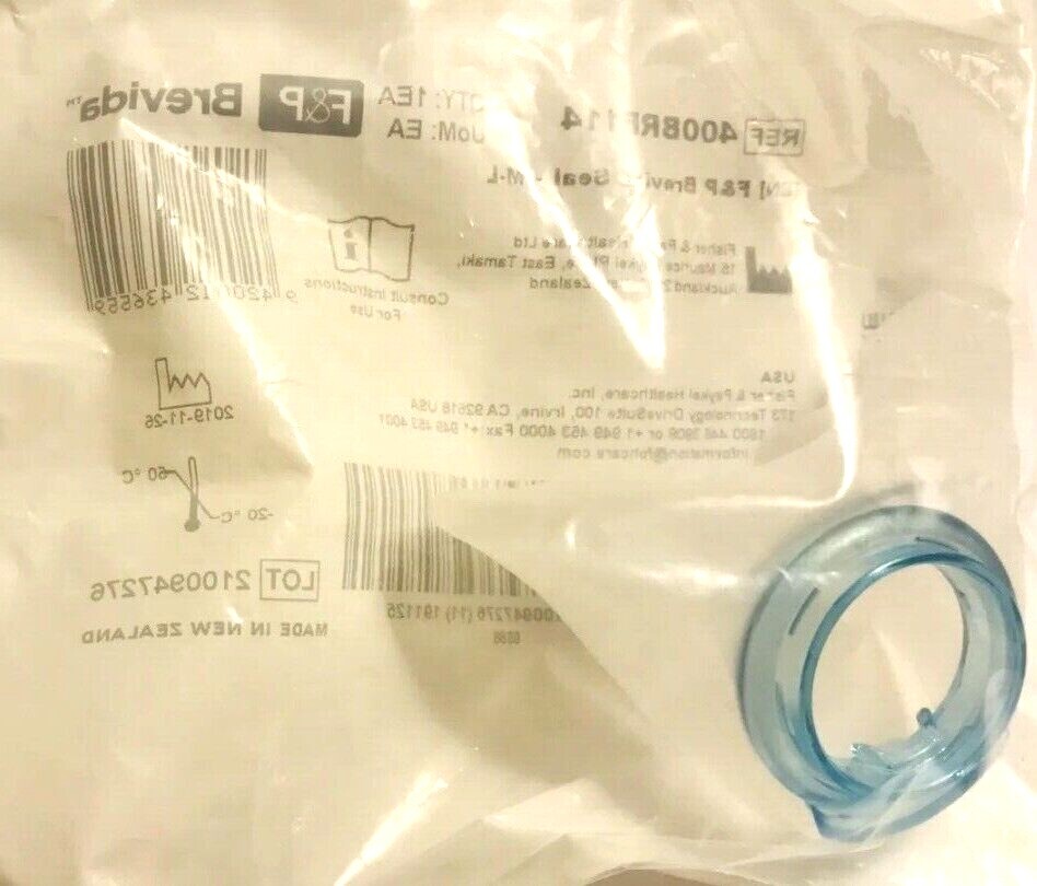 Brevida Component Part Numbers FIsher & Paykel Brevida Seal Nasal Cushion Replacement Part XS-S or M-L ...
