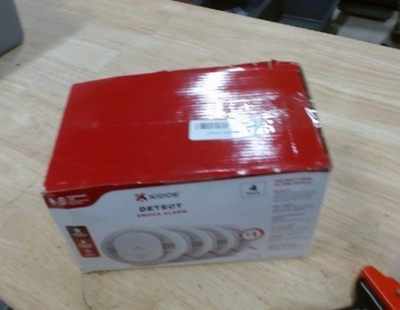 Kidde Hardwired Smoke Detector, AA Battery Backup, Interconnectable , 4 Pack