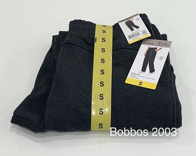 Mondetta Women's Pull-On Fleece Pants, Black, Size S