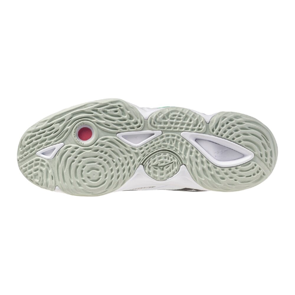 SAOLA Scarpe da pallavolo Mizuno WAVE MOMENTUM ELITE V1GA251221 bianco nero verde