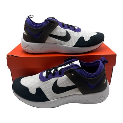Nike Air Zoom Lite QS Shoes Mens Sz 9 White Black Purple Sneakers 850560-105