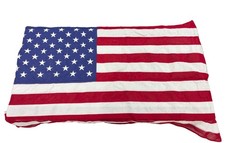 American Flag 100% Cotton Made in the USA with Brass Grommets with Grommets 5FT