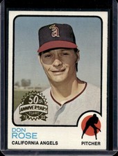 2022 Topps Heritage Don Rose 50th Anniversary Buybacks #178 Angels