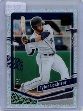 2023 Panini Chronicles - Clearly Donruss Green #6 Tyler Locklear #/5