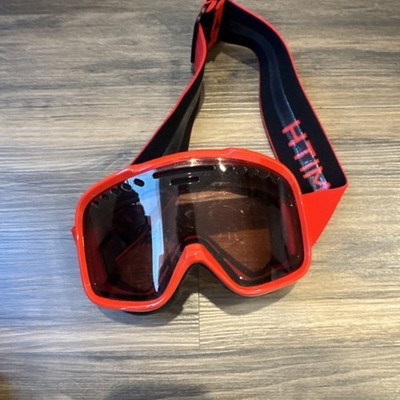 Smith Adjustable Red Shield Ski/Snowboard Goggles Tinted Red Lens