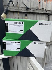 Lote de (2) tóner negro de alto rendimiento LEXMARK 62D1X00 para MX711 MX810 MX811 MX812
